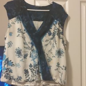 Adrianna papel sleeveless blouse